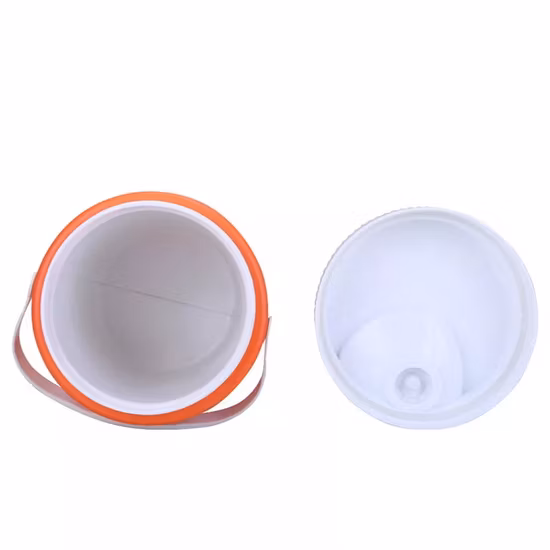 3L Gute Qualität Wasserdicht PE Outdoor Easy Carry Orange Farbe PU Schaum Wasserkühler Krug mit Griff für Camping