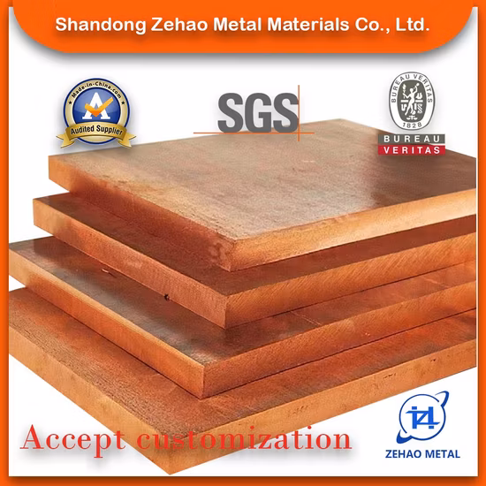 Hochwertiges kupferoxidiertes Blech T2 0,3 mm